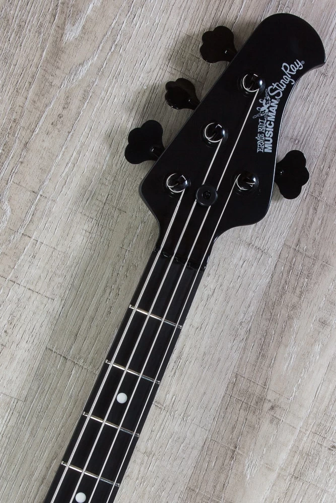 Ernie Ball Music Man StingRay 4HH Bass, Stealth Black, Ebony Fretboard 10 Ernie Ball Music Man StingRay 4HH Bass, Stealth Black, Ebony Fretboard - Image 8