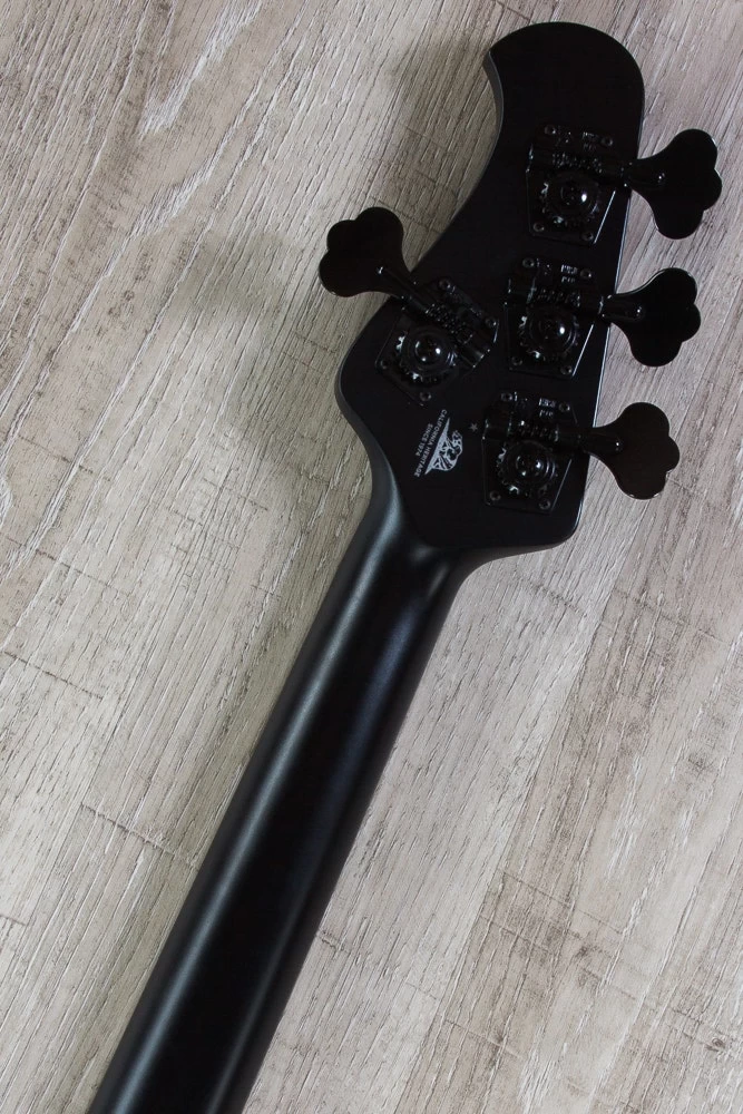 Ernie Ball Music Man StingRay 4HH Bass, Stealth Black, Ebony Fretboard 11 Ernie Ball Music Man StingRay 4HH Bass, Stealth Black, Ebony Fretboard - Image 9