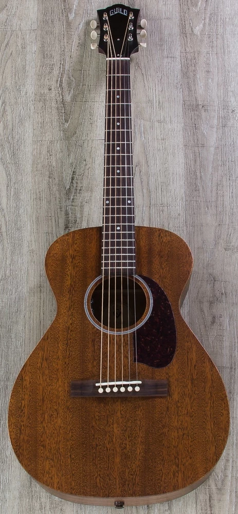 Guild USA M-20E Acoustic Guitar, Natural, Mahogany, LR Baggs Pickup 4 Guild USA M-20E Acoustic Guitar, Natural, Mahogany, LR Baggs Pickup - Image 2