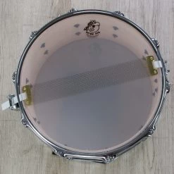 Pork Pie Percussion Snare Drum, Maple Shell, Hammered Pearl Wrap - 6.5" X 14" -Musical Instrument Store img 5996