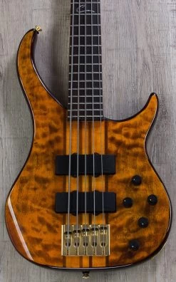 Peavey Cirrus 5-String Bass, Tiger Eye, Rosewood Board, Quilt Top
