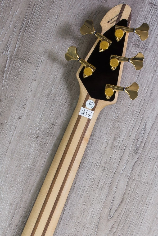 Peavey Cirrus 5-String Bass, Tiger Eye, Rosewood Board, Quilt Top 7 Peavey Cirrus 5-String Bass, Tiger Eye, Rosewood Board, Quilt Top - Image 5