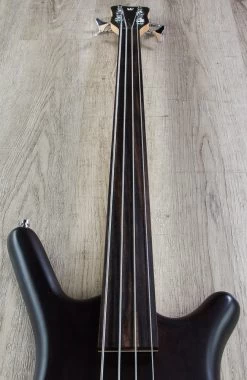 Warwick RockBass Corvette Basic Passive 4-String Electric Bass, Fretless - Nirvana Black Transparent Satin -Musical Instrument Store img 7680 1