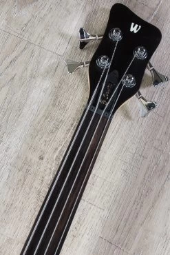 Warwick RockBass Corvette Basic Passive 4-String Electric Bass, Fretless - Nirvana Black Transparent Satin -Musical Instrument Store img 7681 1