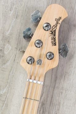 Ernie Ball Music Man StingRay 4 H, Vintage Sunburst, Maple Board, 3-Band EQ 14 Ernie Ball Music Man StingRay 4 H, Vintage Sunburst, Maple Board, 3-Band EQ -Musical Instrument Store img 8392