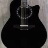 Ovation 2056AX-5 Pro Legend 12-String Deep Contour Cutaway Acoustic-Electric Guitar In Black With Hard Case -Musical Instrument Store img 9351 1