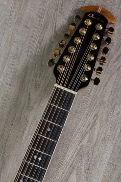 Ovation 2056AX-5 Pro Legend 12-String Deep Contour Cutaway Acoustic-Electric Guitar In Black With Hard Case -Musical Instrument Store img 9357