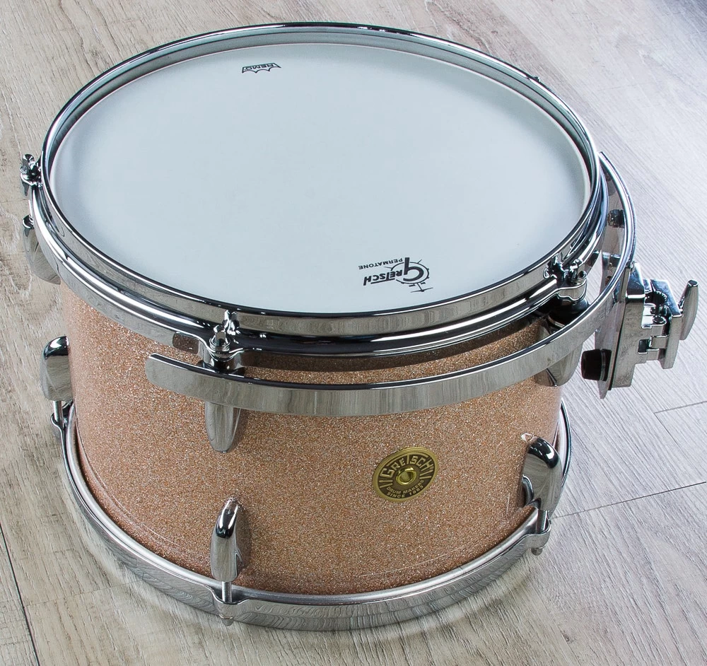 Gretsch USA 3-Piece Drum Kit - Champagne Sparkle Nitron (14" X 20" Kick, 12/14" Toms) 5 Gretsch USA 3-Piece Drum Kit - Champagne Sparkle Nitron (14" X 20" Kick, 12/14" Toms) - Image 3