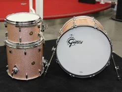 Gretsch USA 3-Piece Drum Kit - Champagne Sparkle Nitron (14" X 20" Kick, 12/14" Toms)