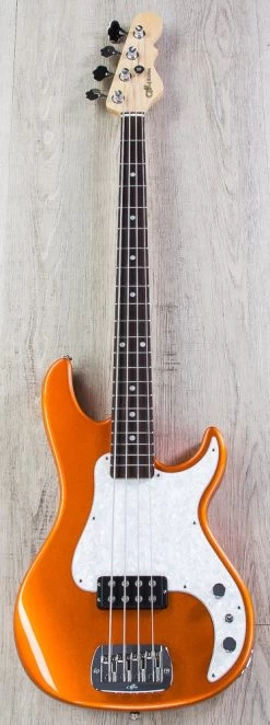 G&L USA Kiloton Bass, Tangerine Metallic, Rosewood Fretboard, 1.5" Nut Width -Musical Instrument Store img 9739