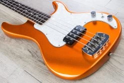 G&L USA Kiloton Bass, Tangerine Metallic, Rosewood Fretboard, 1.5" Nut Width -Musical Instrument Store img 9741