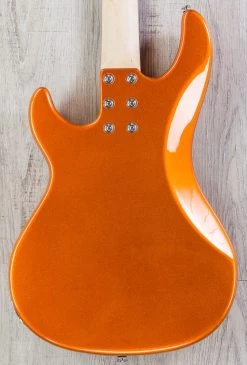 G&L USA Kiloton Bass, Tangerine Metallic, Rosewood Fretboard, 1.5" Nut Width -Musical Instrument Store img 9752