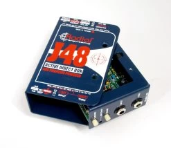 Radial Engineering J48 MK2 48V Phantom Power Active Direct Box -Musical Instrument Store j48 chassis hirez