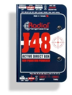 Radial Engineering J48 MK2 48V Phantom Power Active Direct Box