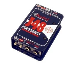 Radial Engineering J48 MK2 48V Phantom Power Active Direct Box -Musical Instrument Store j48 hirez4