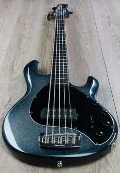 Ernie Ball Music Man Premier Dealer Network StingRay 5 H Starry Night Bass, Roasted Maple, Ebony Board, Matching Headstock -Musical Instrument Store je0a1429 1