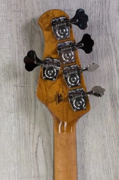 Ernie Ball Music Man Premier Dealer Network StingRay 5 H Starry Night Bass, Roasted Maple, Ebony Board, Matching Headstock -Musical Instrument Store je0a1431 1