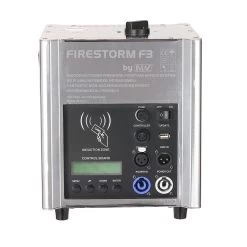 JMAZ Lighting Firestorm F3 Height Adjustable Cold Spark Machine, Chrome -Musical Instrument Store jmaz jz4003 2