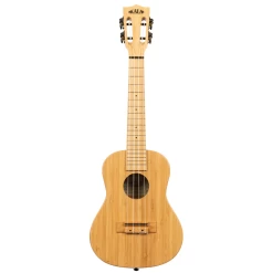Kala Bamboo Concert Ukulele, Bamboo Fretboard, Solid Bamboo Satin