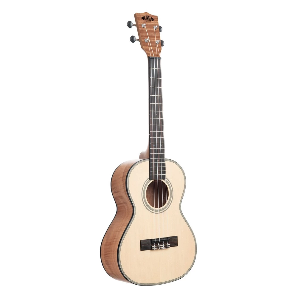 Kala Music Solid Spruce Top Exotic Mahogany Tenor Ukulele 4 Kala Music Solid Spruce Top Exotic Mahogany Tenor Ukulele - Image 2
