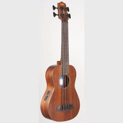 Kala UBASS Solid Mahogany SMHG-FL Frettless Ukulele Bass With Bag
