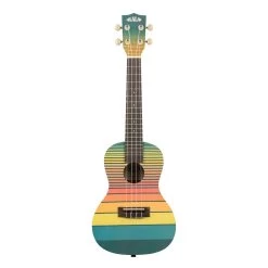 Kala KA-SURF-DAWNPATROL Dawn Patrol Concert Uke Ukulele, Spruce Top