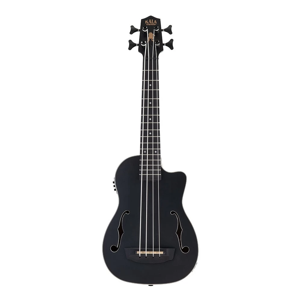 Kala Music Journeyman Mahogany U-Bass Acoustic Electric Ukulele Bass, Black 3 Kala Music Journeyman Mahogany U-Bass Acoustic Electric Ukulele Bass, Black