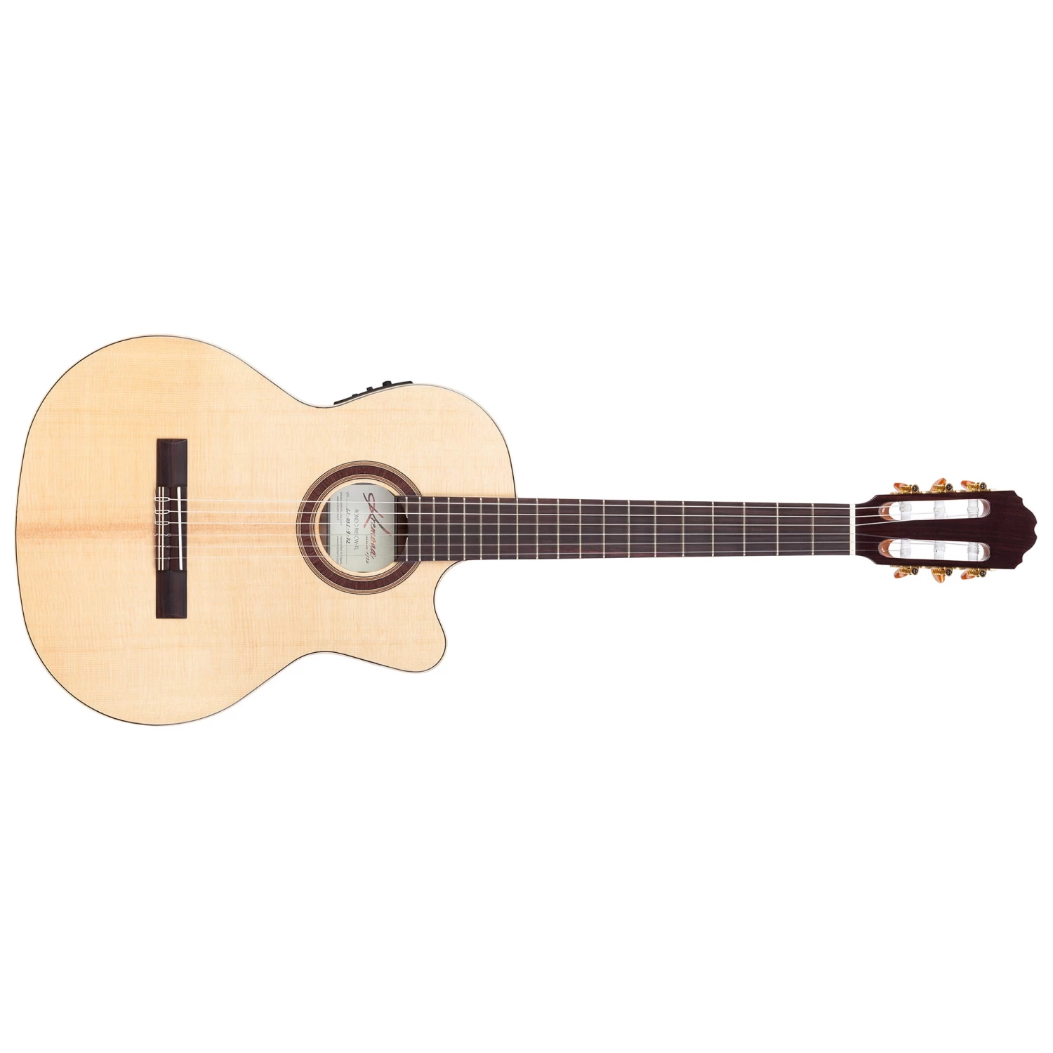 Kremona Rondo TL Thinline Nylon-String Acoustic-Electric Guitar, Solid Spruce 3 Kremona Rondo TL Thinline Nylon-String Acoustic-Electric Guitar, Solid Spruce