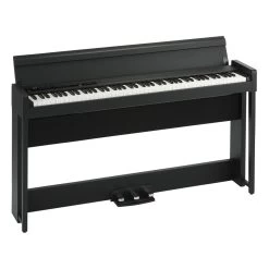 Korg C1 Air 88-Key Digital Piano, 30 Sounds, Bluetooth, Black