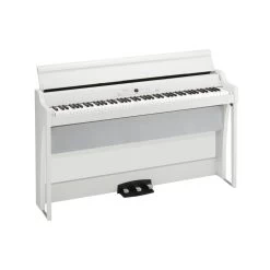 Korg G1B Air 88-Key Digital Home Piano, Multiple-Layer Samples, Bluetooth, White