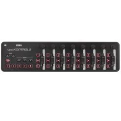 Korg NanoKontrol2 Slim-Line USB Control Surface MIDI Controller Black