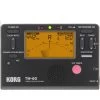 Korg TM-60C Combo Tuner/Metronome With Contact Microphone, Black -Musical Instrument Store krg tm 60c bk 1