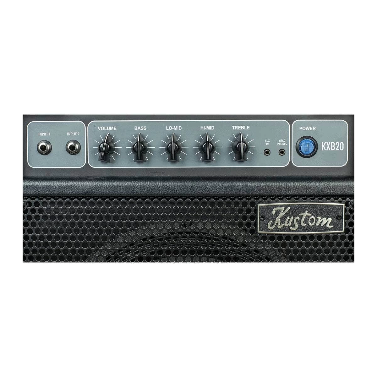 Kustom KXB20 20-Watt 1x12" Bass Combo Amp W/ Aux Input And Headphone Output 6 Kustom KXB20 20-Watt 1x12" Bass Combo Amp W/ Aux Input And Headphone Output - Image 4