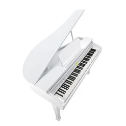 Kurzweil KAG-100 88-Key Mini Digital Grand Piano W/ Bluetooth, White Polish -Musical Instrument Store kurz dship kag 100 whp u 7
