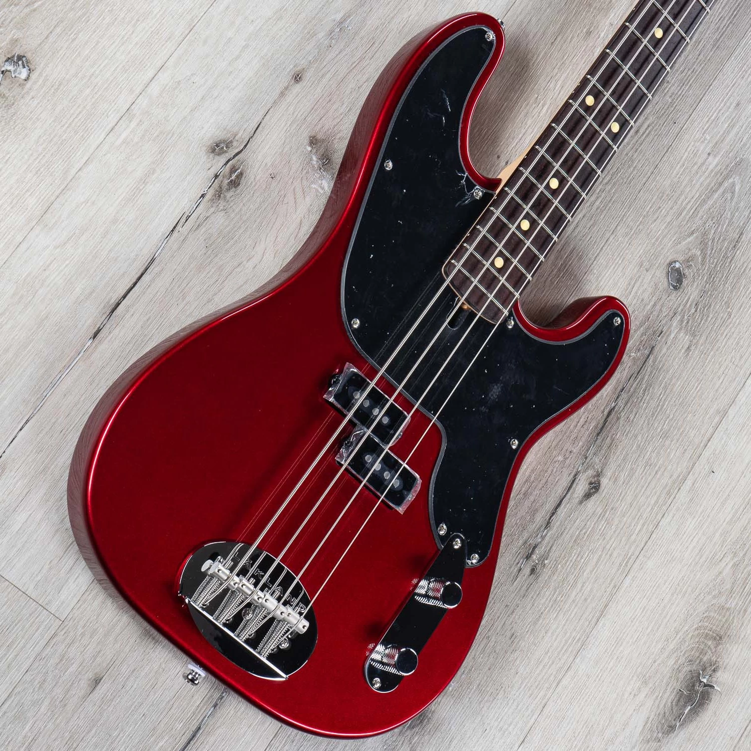 Lakland Skyline Series 44-51 Bass, Rosewood Fretboard, Candy Apple Red 4 Lakland Skyline Series 44-51 Bass, Rosewood Fretboard, Candy Apple Red - Image 2