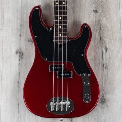 Lakland Skyline Series 44-51 Bass, Rosewood Fretboard, Candy Apple Red