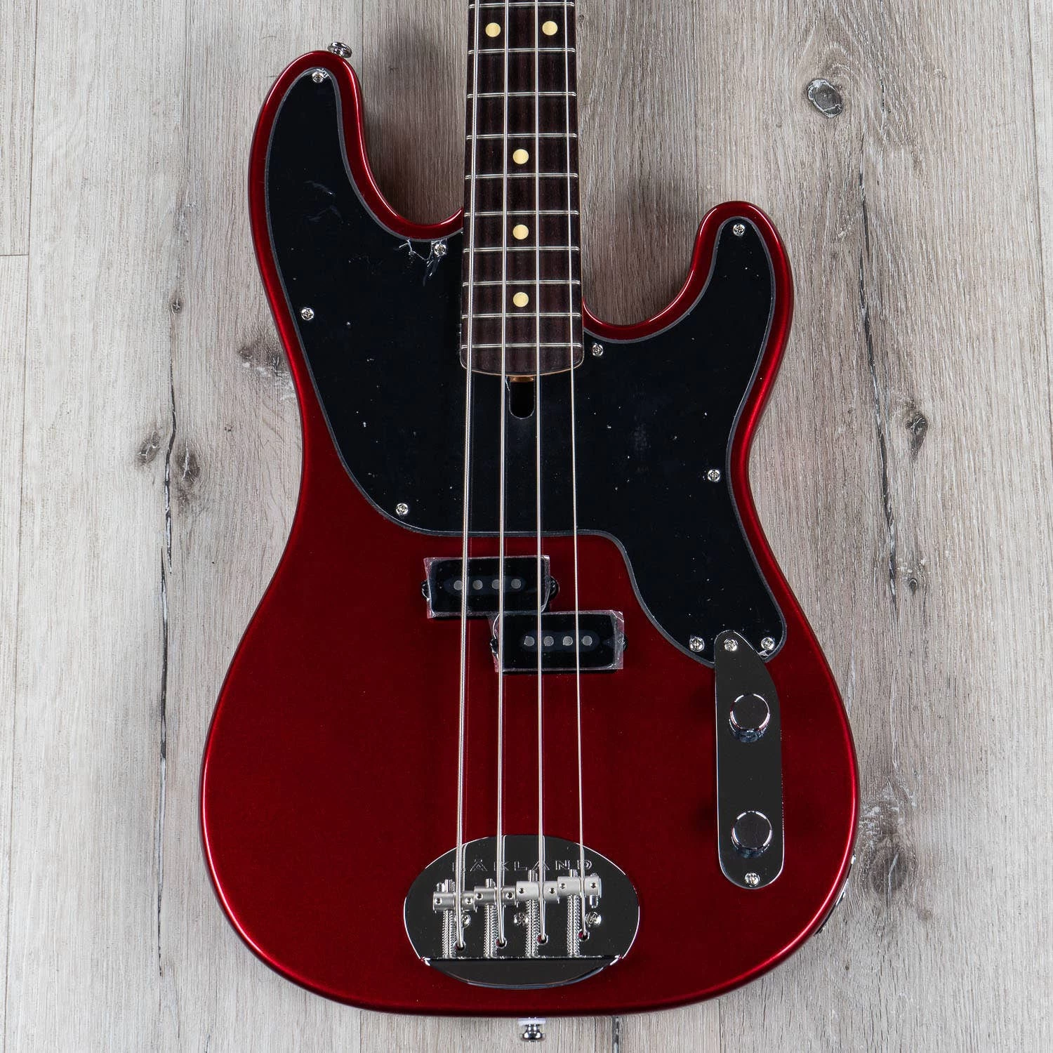 Lakland Skyline Series 44-51 Bass, Rosewood Fretboard, Candy Apple Red 3 Lakland Skyline Series 44-51 Bass, Rosewood Fretboard, Candy Apple Red