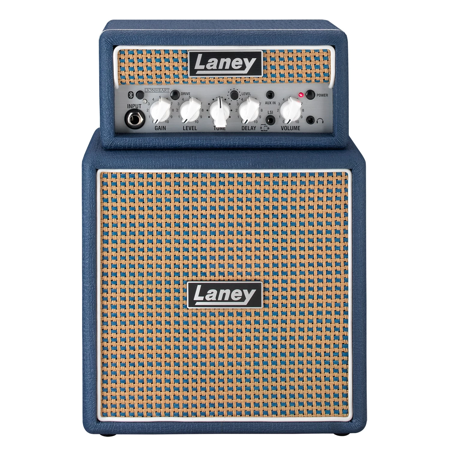 Laney MiniStack B Lion 4x3'' 2-Channel Battery-Powered Bluetooth Guitar Amp Combo, 6-Watts 3 Laney MiniStack B Lion 4x3'' 2-Channel Battery-Powered Bluetooth Guitar Amp Combo, 6-Watts