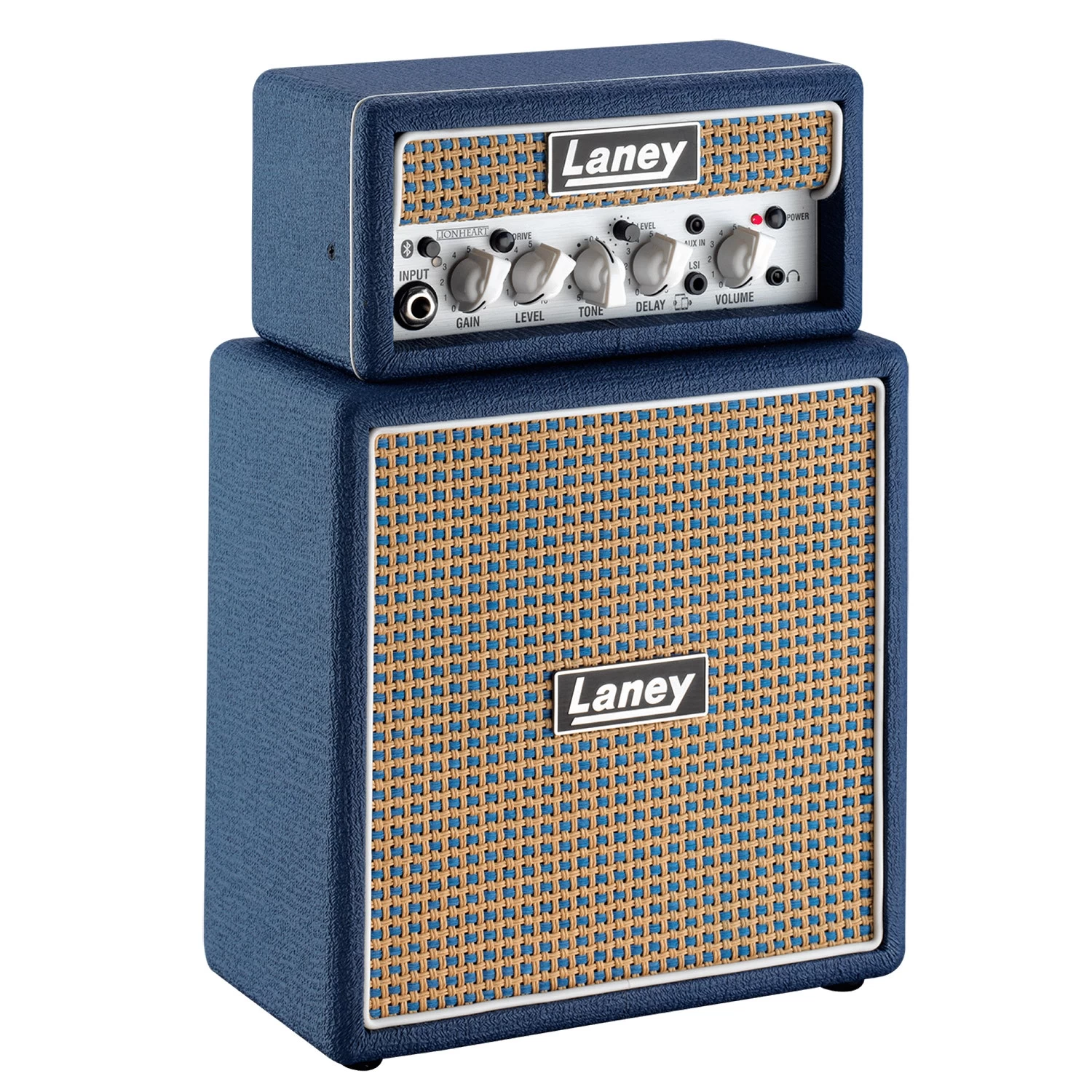 Laney MiniStack B Lion 4x3'' 2-Channel Battery-Powered Bluetooth Guitar Amp Combo, 6-Watts 4 Laney MiniStack B Lion 4x3'' 2-Channel Battery-Powered Bluetooth Guitar Amp Combo, 6-Watts - Image 2