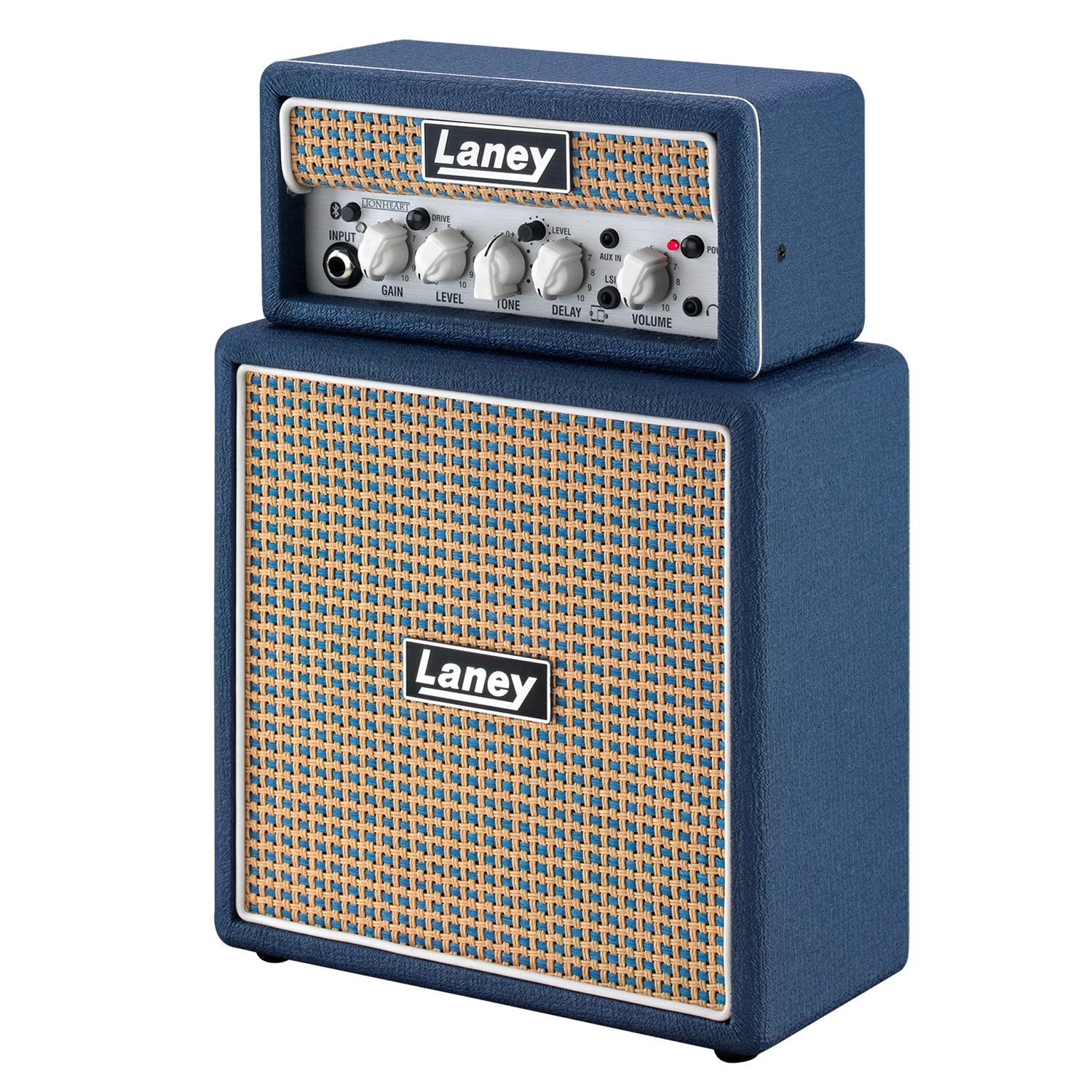 Laney MiniStack B Lion 4x3'' 2-Channel Battery-Powered Bluetooth Guitar Amp Combo, 6-Watts 5 Laney MiniStack B Lion 4x3'' 2-Channel Battery-Powered Bluetooth Guitar Amp Combo, 6-Watts - Image 3