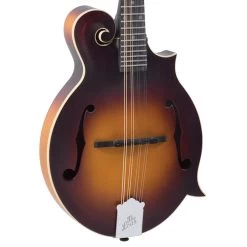 The Loar LM-590 Contemporary F-Style Mandolin, Solid Spruce Top, Matte Sunburst -Musical Instrument Store loar lm 590 ms 2