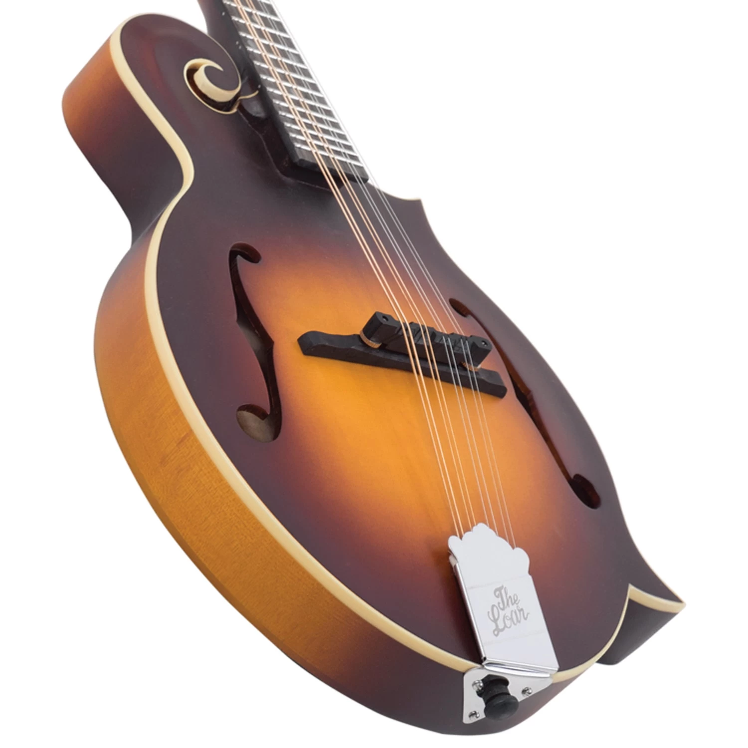 The Loar LM-590E Contemporary F-Style Mandolin W/ Pickup, Satin Tobacco Sunburst 5 The Loar LM-590E Contemporary F-Style Mandolin W/ Pickup, Satin Tobacco Sunburst - Image 3