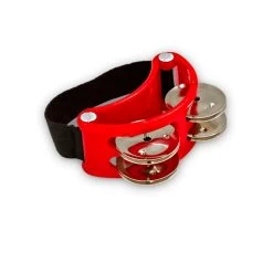 LP Latin Percussion Foot Tambourine - Red