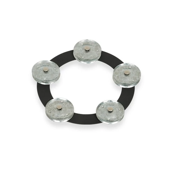 LP Latin Percussion LP3806BGA 6" Tambo-Ring, Black Sand With Galvanized Steel Jingles 3 LP Latin Percussion LP3806BGA 6" Tambo-Ring, Black Sand With Galvanized Steel Jingles