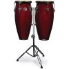 LP Latin Percussion Aspire Series 10-Inch / 11-Inch Conga Set, Dark Wood -Musical Instrument Store lp lpa646 dw 1