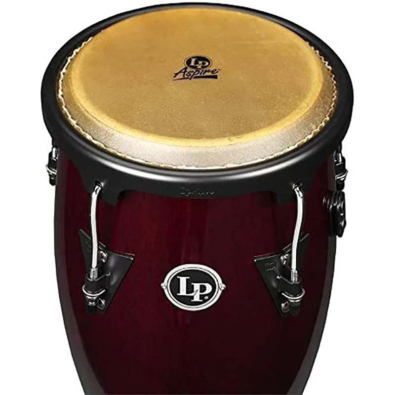 LP Latin Percussion Aspire Series 10-Inch / 11-Inch Conga Set, Dark Wood 4 LP Latin Percussion Aspire Series 10-Inch / 11-Inch Conga Set, Dark Wood - Image 2