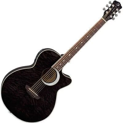Luna Fauna Series Eclipse Cutaway Acoustic-Electric Guitar Transparent Midnight 3 Luna Fauna Series Eclipse Cutaway Acoustic-Electric Guitar Transparent Midnight
