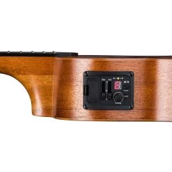 Luna UKE VMS EL Vintage Mahogany Ukulele With Preamp - Soprano -Musical Instrument Store luna uke vms el 1