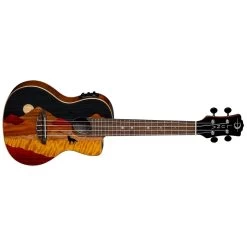 Luna Guitars UKE VISTA WOLF C Uke Vista Wolf Concert Ukulele W/ Preamp & Gig Bag