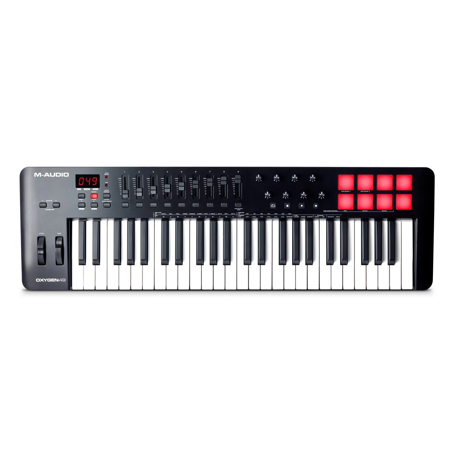 M-Audio Oxygen 49 MkV 49-Key USB MIDI Controller Keyboard With Auto-Mapping 3 M-Audio Oxygen 49 MkV 49-Key USB MIDI Controller Keyboard With Auto-Mapping